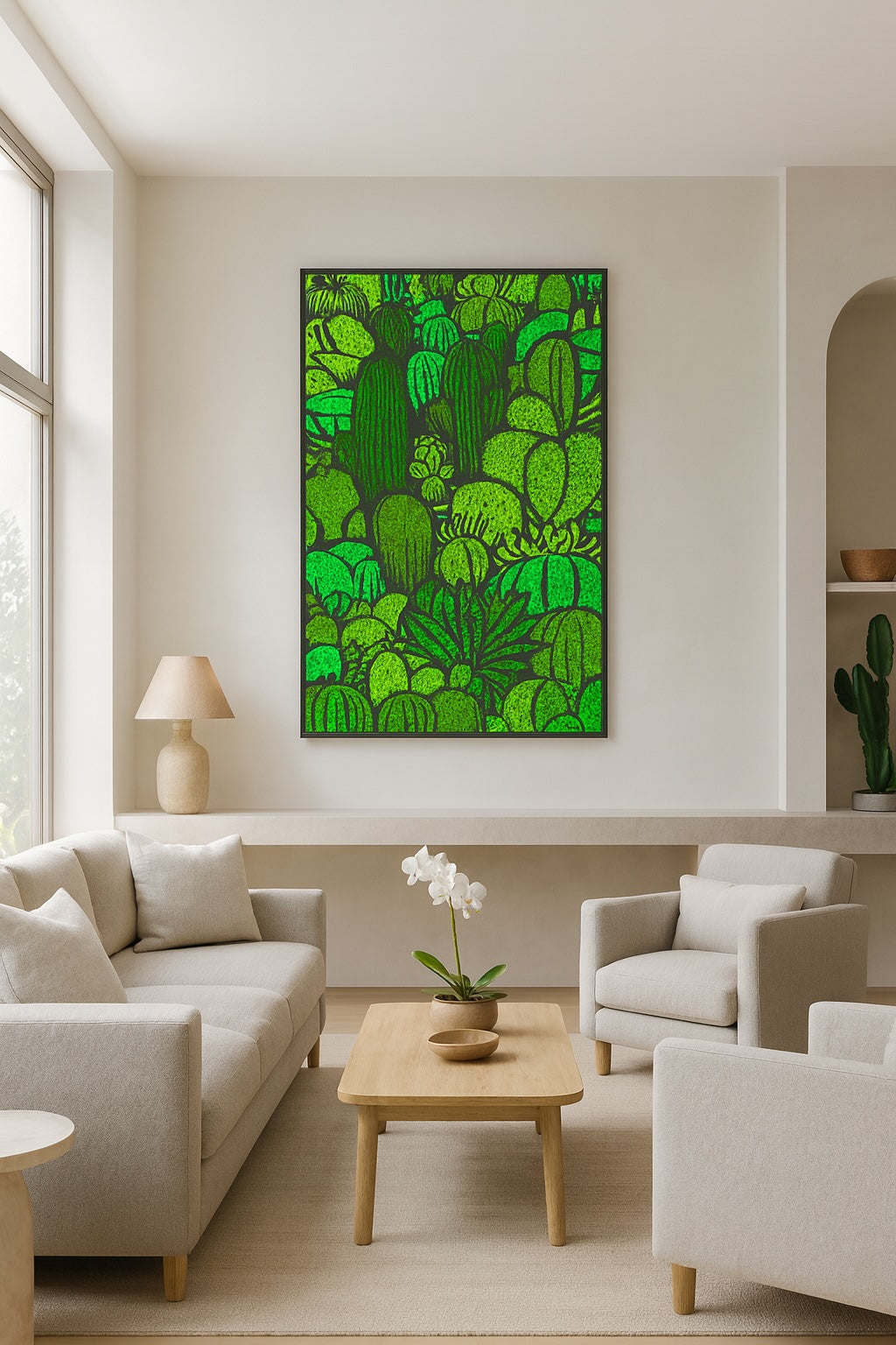 Cactus Medley - Contemporary Fine Art Print