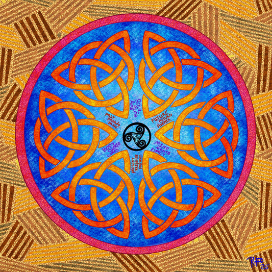 Circle of Time and Spirit - Contemporary Fine Art Print