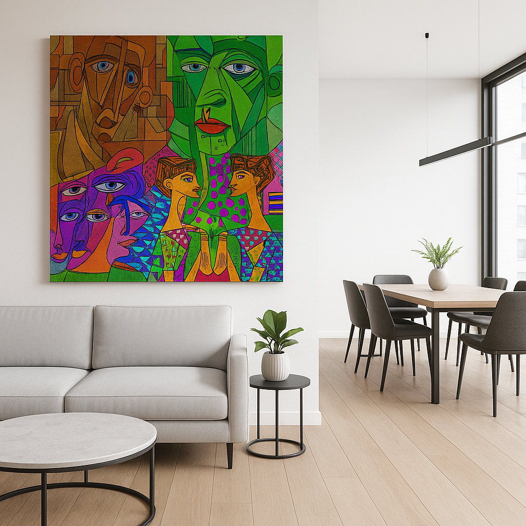 Conversations in Color - Contemporary Fine Art Print
