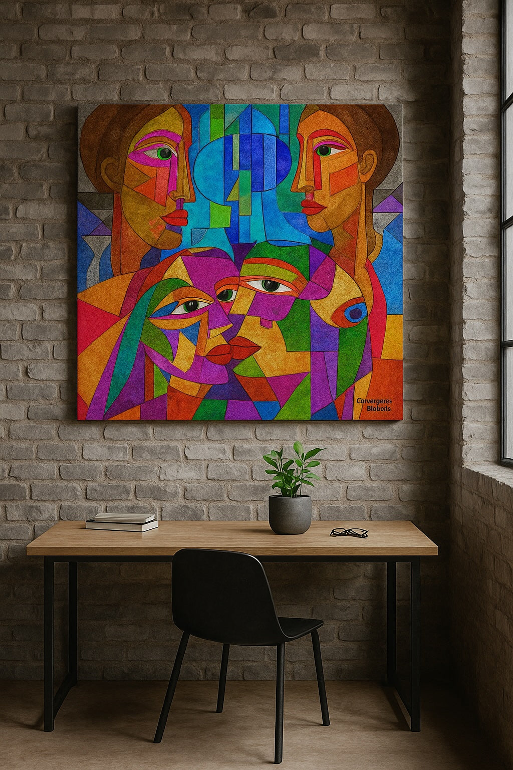 Faces of Convergence - Contemporary Fine Art Print