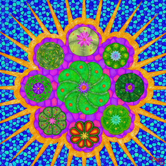 Peyote Tribute - Contemporary Fine Art Print