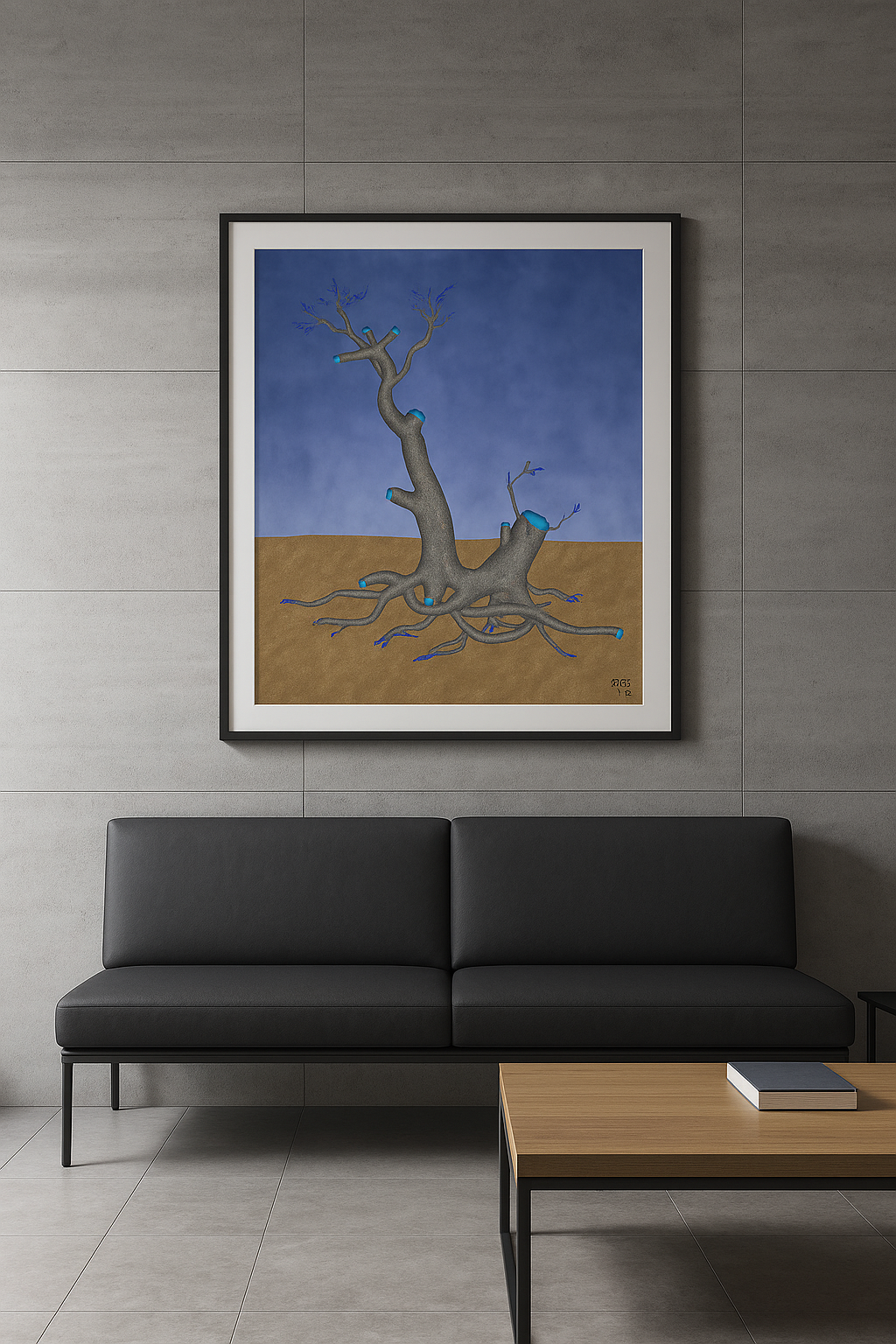 Resilient Bloom - Contemporary Fine Art Print
