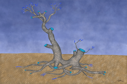 Resilient Bloom - Contemporary Fine Art Print