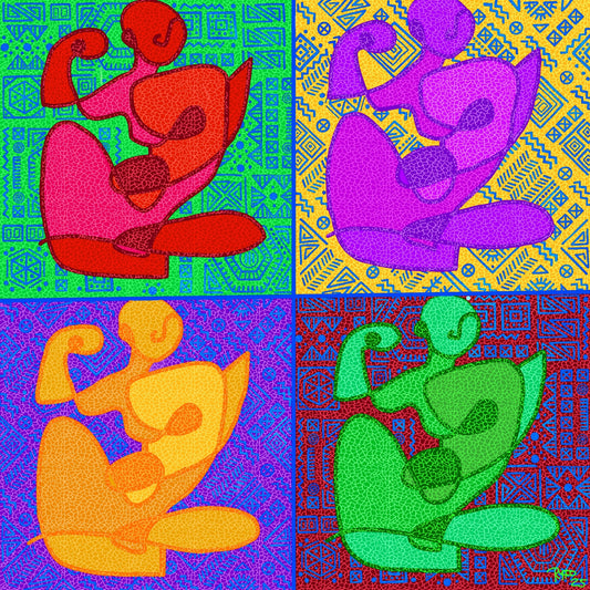 Rhythms of Strenth - Contemporary Fine Art Print