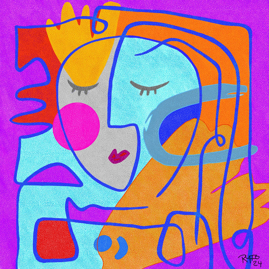 Solstice Face - Contemporary Fine Art Print