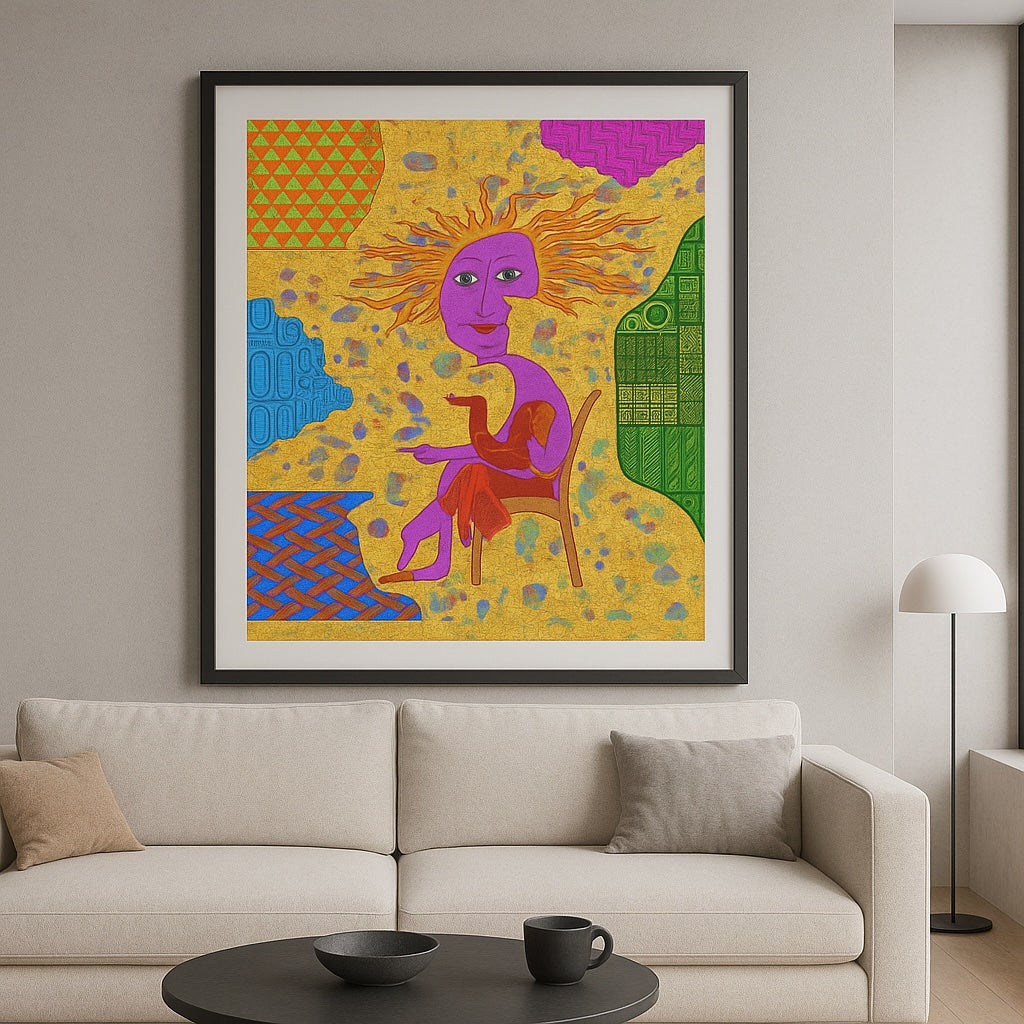 Sunlit Keeper of Creatures - Contemporary Fine Art Print