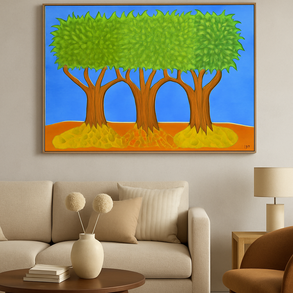 Three Trees - Contemporary Fine Art Print