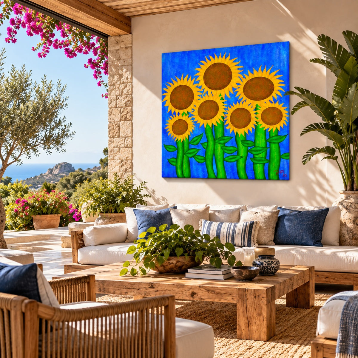 Una sinfonía de girasoles