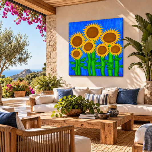 Una sinfonía de girasoles