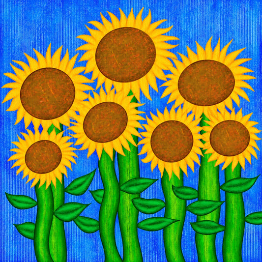 Una sinfonía de girasoles