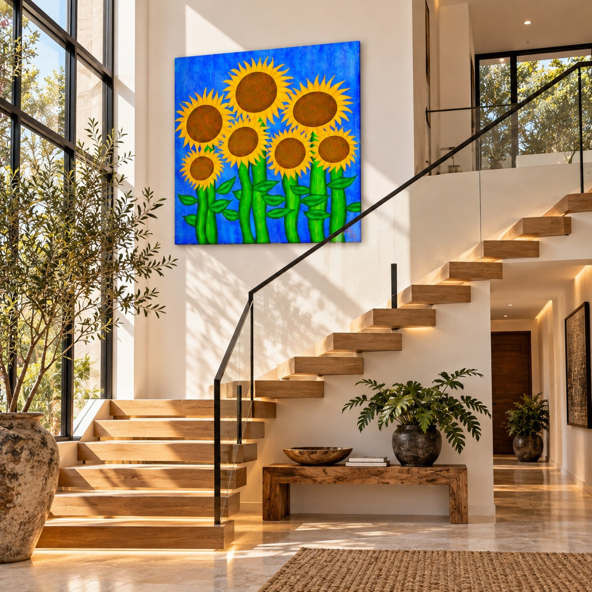 Una sinfonía de girasoles