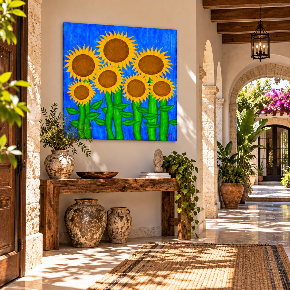 Una sinfonía de girasoles