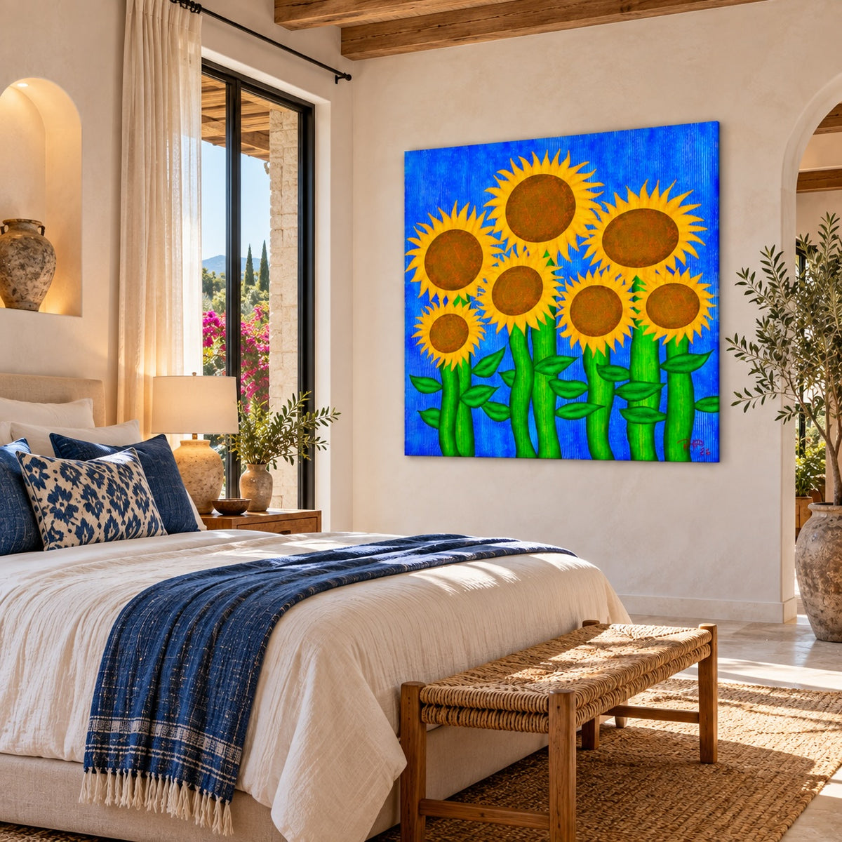 Una sinfonía de girasoles