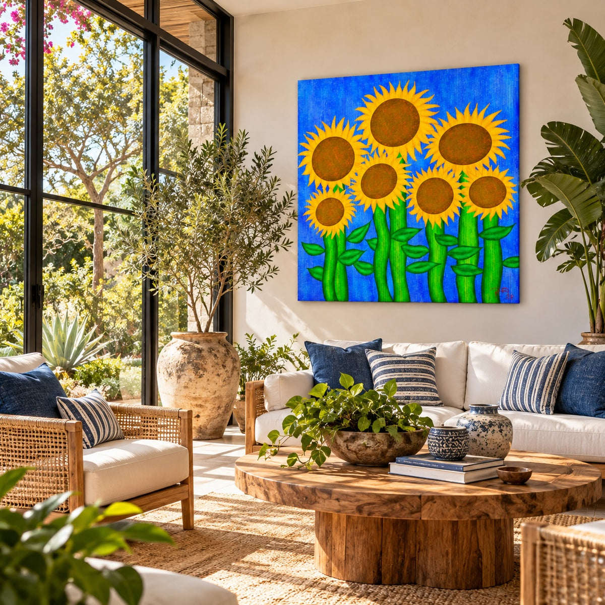 Una sinfonía de girasoles