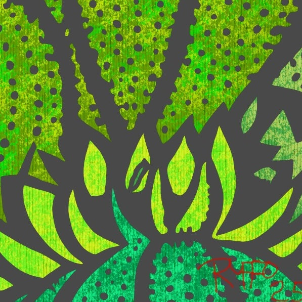 Mezcla de cactus - Impresión de bellas artes contemporánea