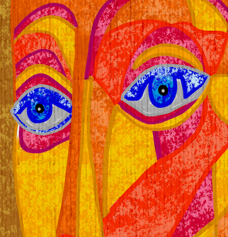 Two Voices in Color - Contemporary Fine Art Print