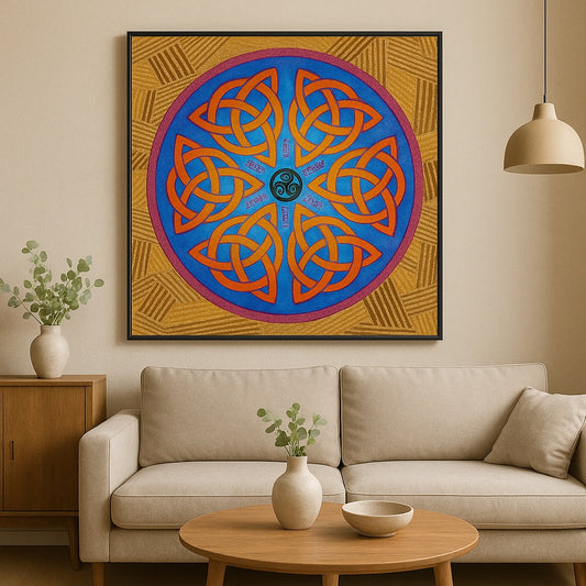 Circle of Time and Spirit - Contemporary Fine Art Print