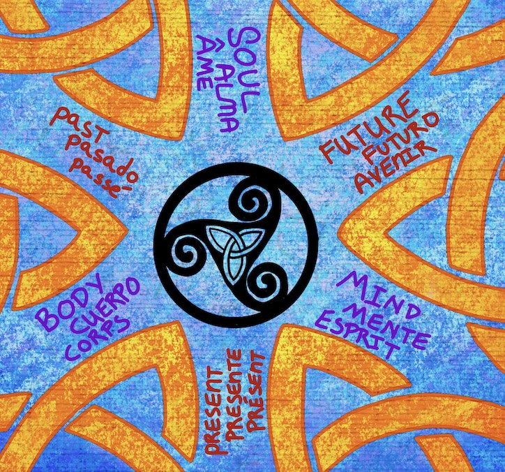 Circle of Time and Spirit - Contemporary Fine Art Print