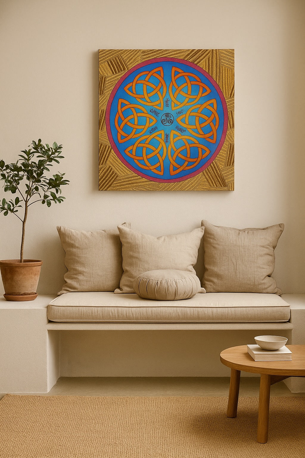 Circle of Time and Spirit - Contemporary Fine Art Print