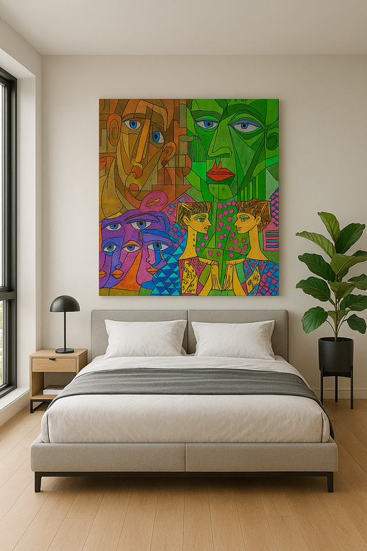 Conversations in Color - Contemporary Fine Art Print