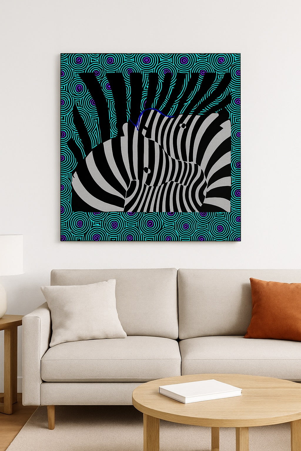 Dazzled in Contrast - Contemporary Fine Art Print