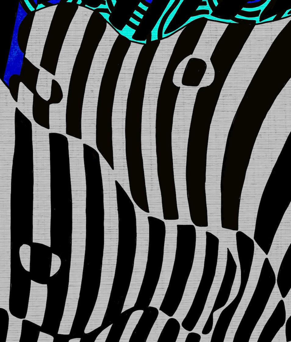 Dazzled in Contrast - Contemporary Fine Art Print