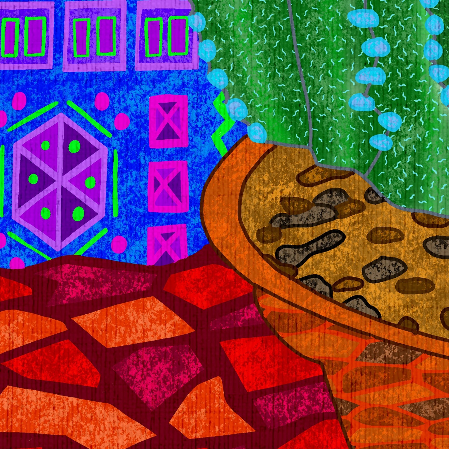 Electric Desert Bloom