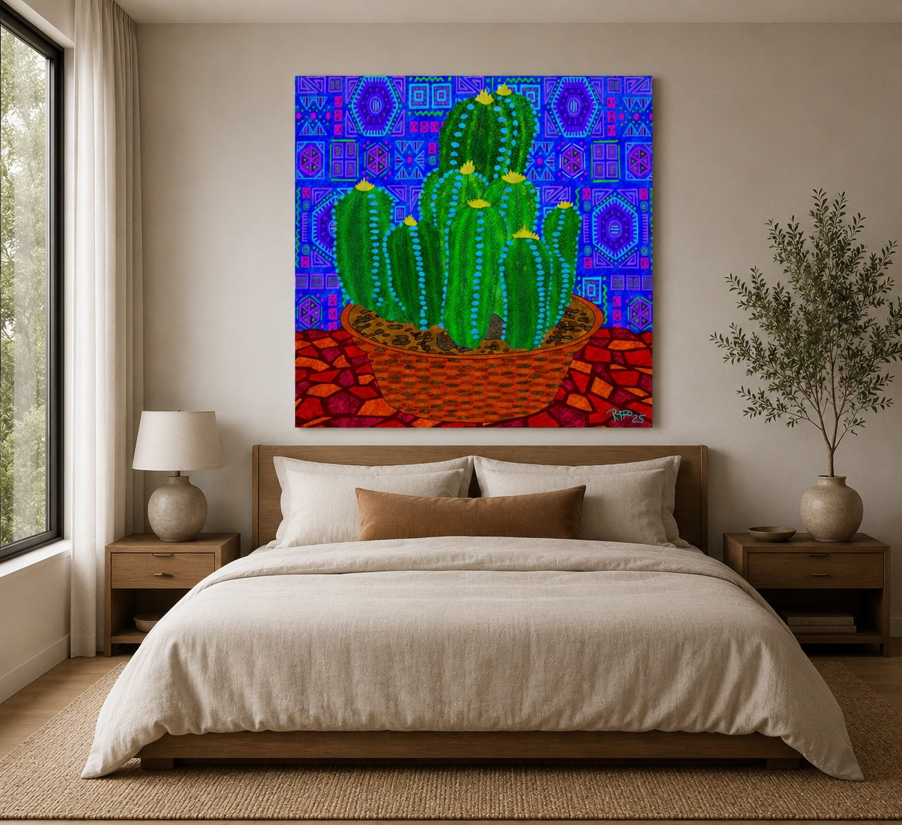 Electric Desert Bloom