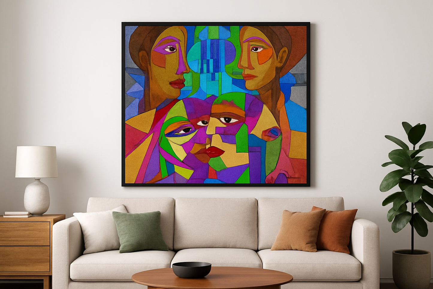 Faces of Convergence - Contemporary Fine Art Print