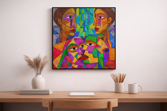 Faces of Convergence - Contemporary Fine Art Print
