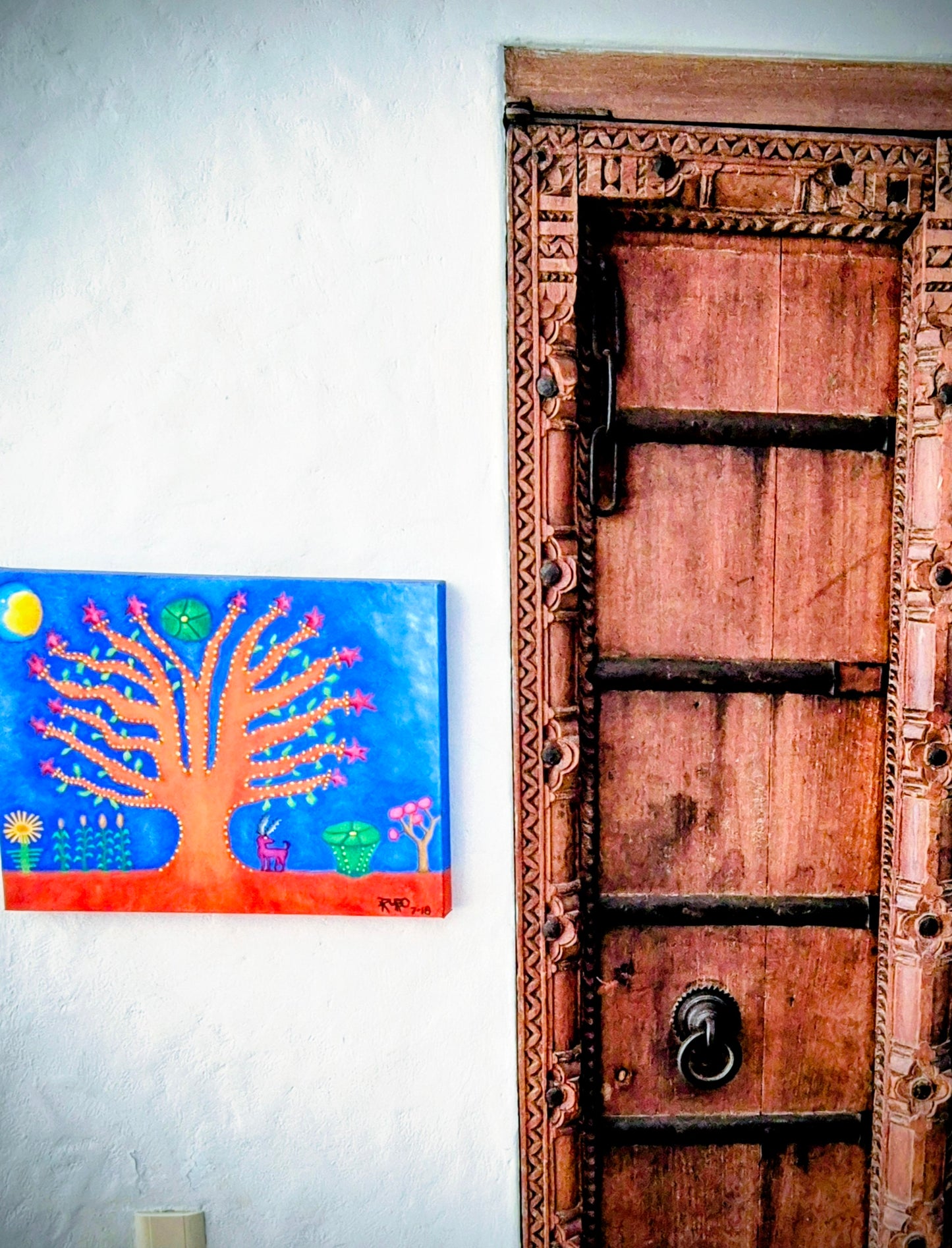 Huichol Tree - Contemporary Fine Art Print