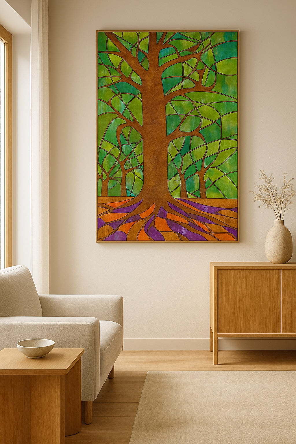 Kaleidoscope Tree - Contemporary Fine Art Print