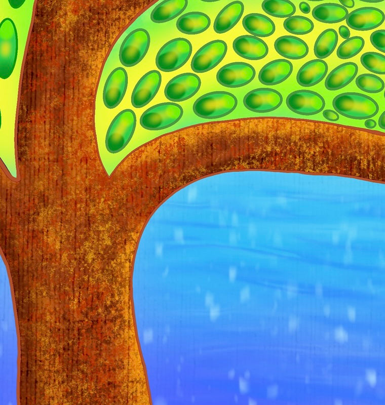Night Tree - Contemporary Fine Art Print