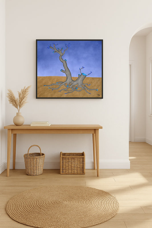 Resilient Bloom - Contemporary Fine Art Print