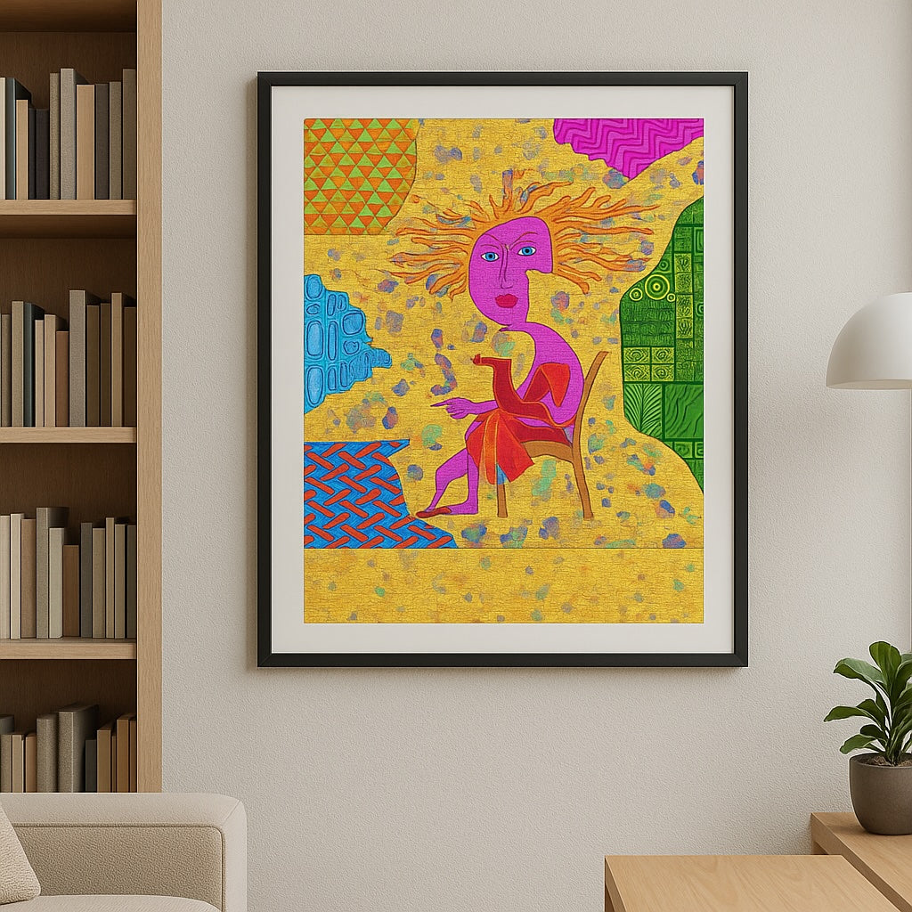 Sunlit Keeper of Creatures - Contemporary Fine Art Print