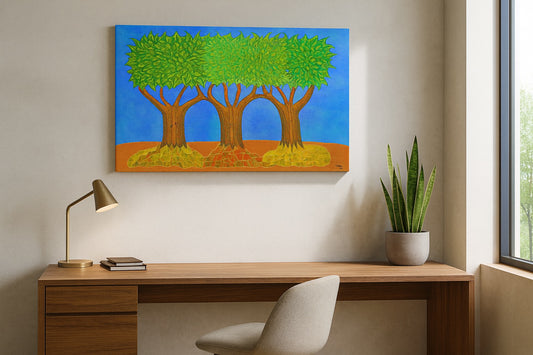 Three Trees - Contemporary Fine Art Print